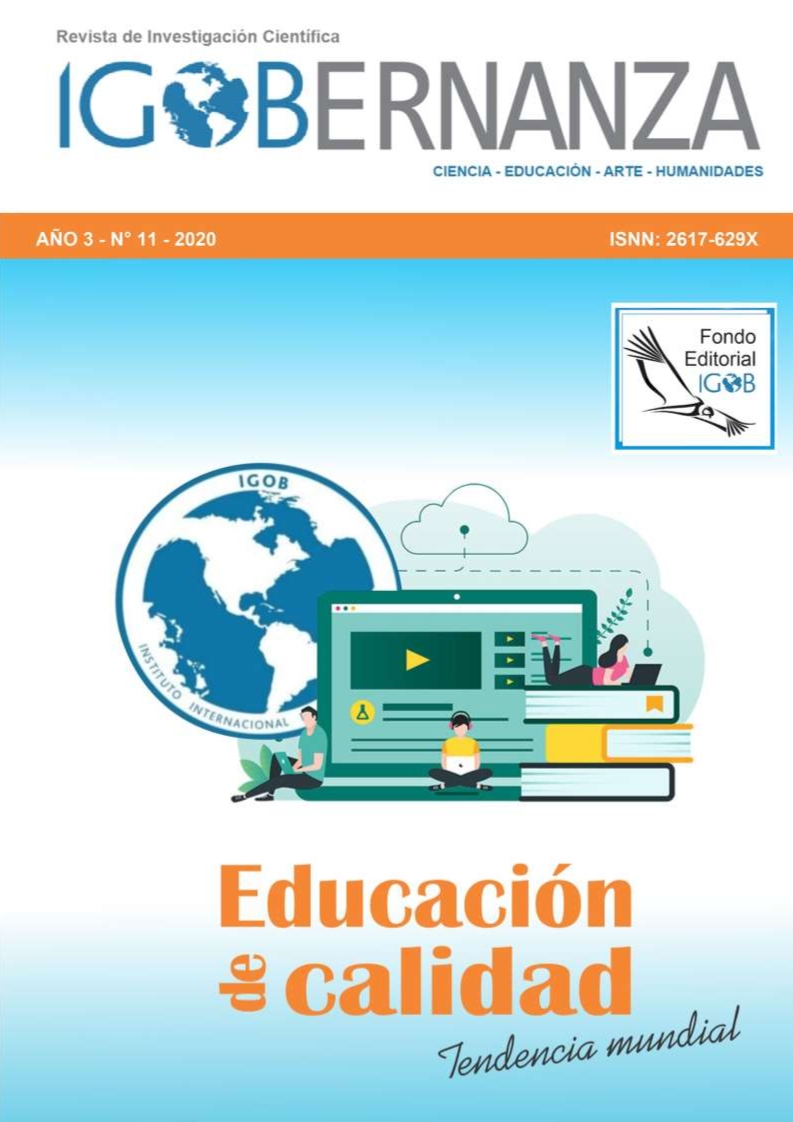 					Ver Vol. 3 Núm. 11 (2020): Educación de calidad
				