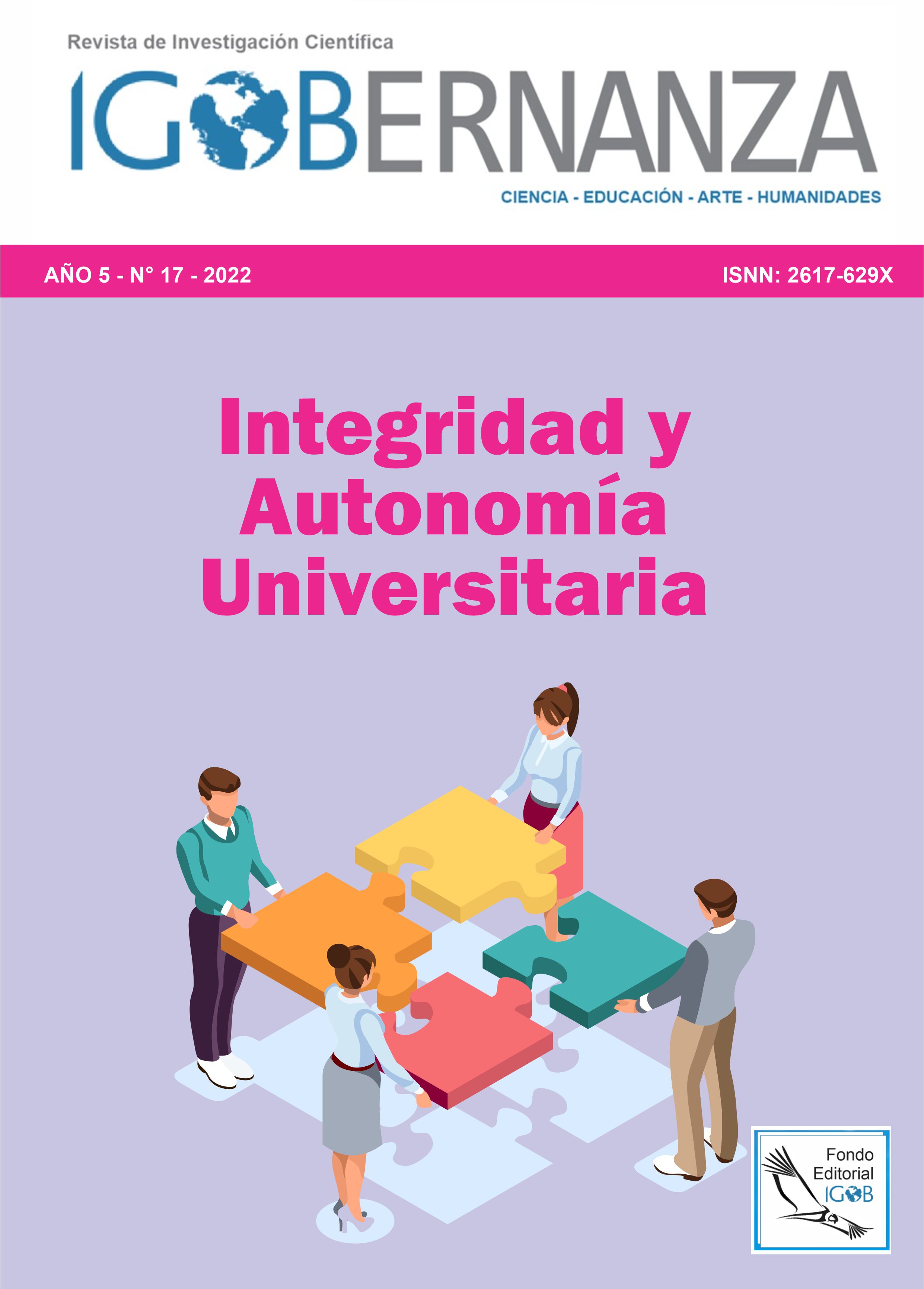 					Ver Vol. 5 Núm. 17 (2022): Integridad y autonomía universitaria
				