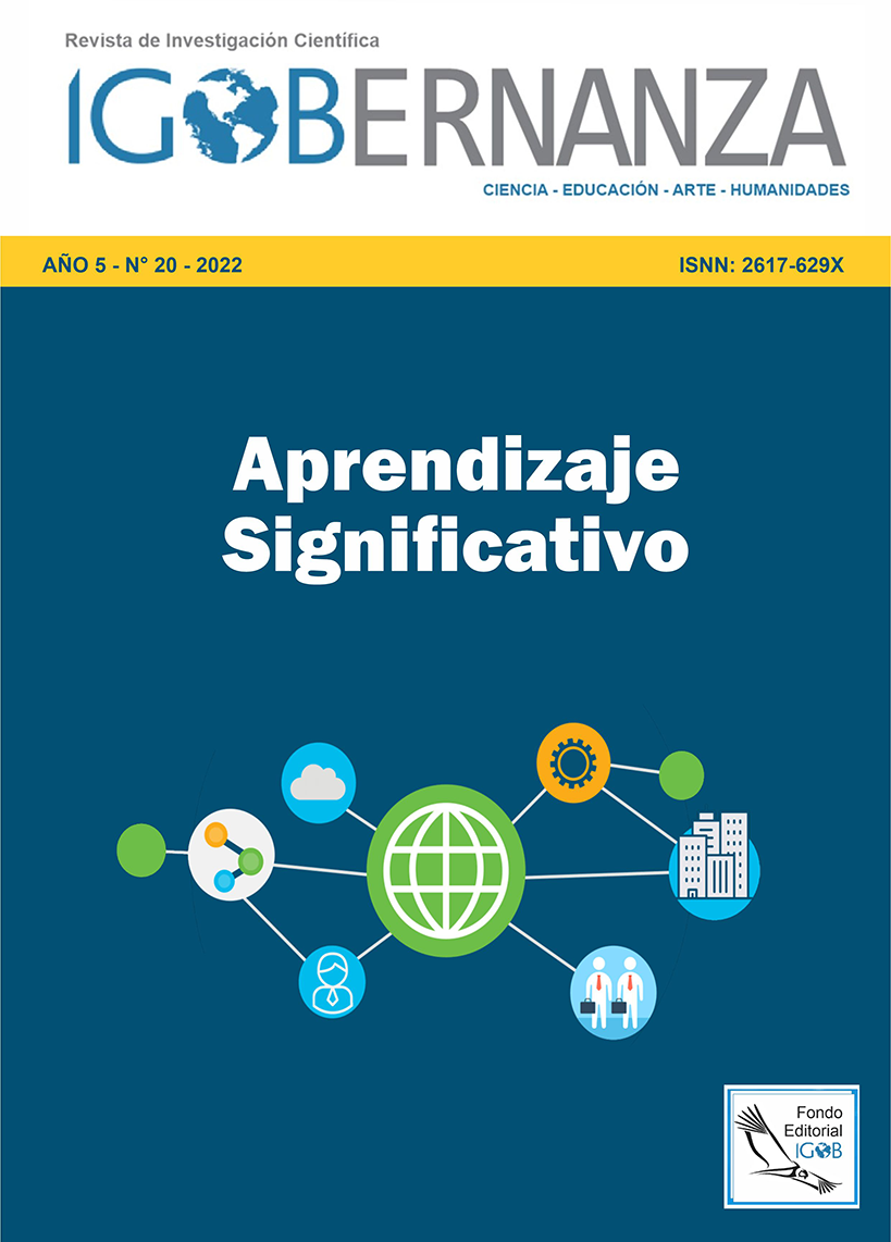 					Ver Vol. 5 Núm. 20 (2022): Aprendizaje Significativo
				