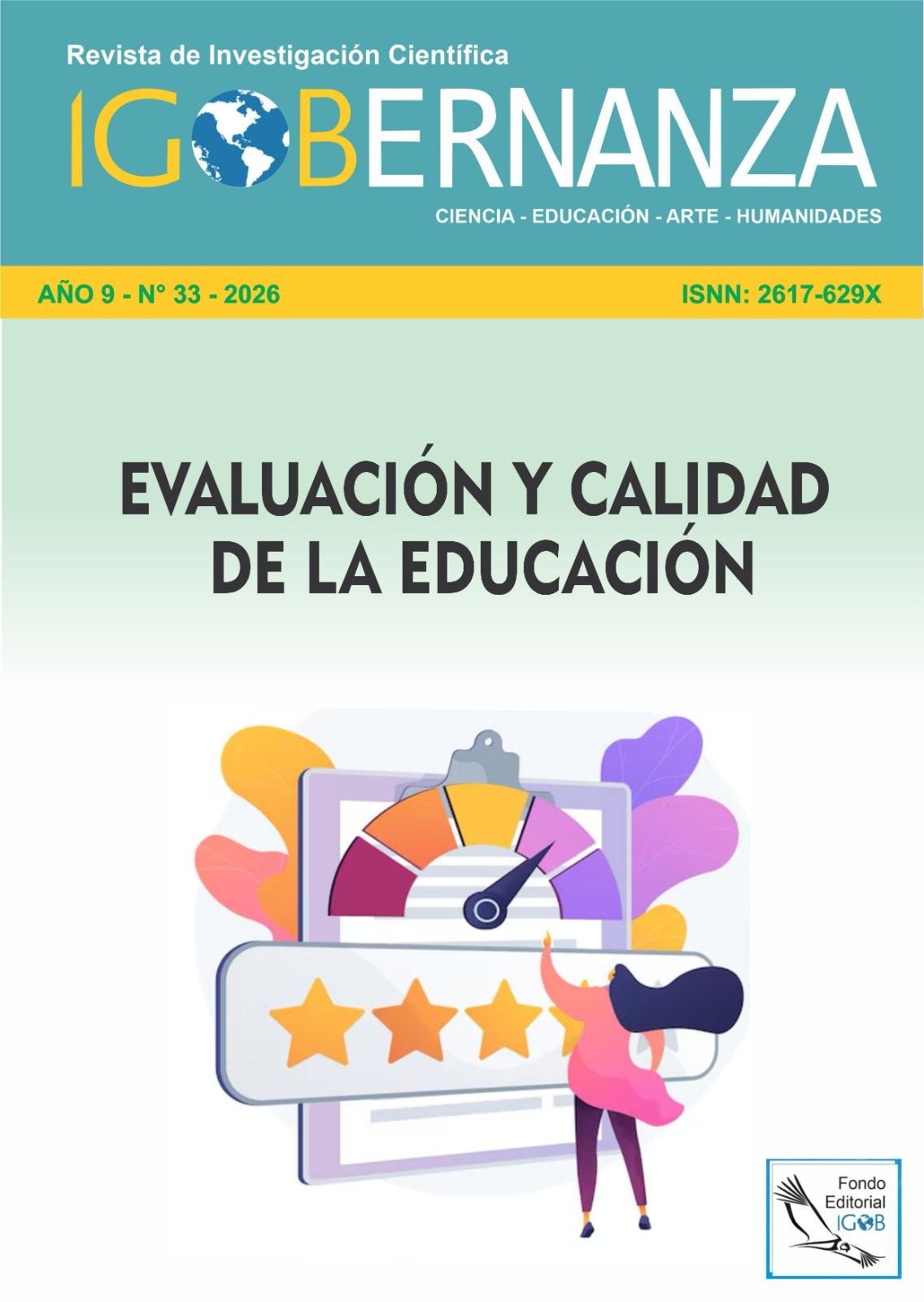 					Ver Vol. 9 Núm. 33 (2026): Evaluación y Calidad de la Educación
				